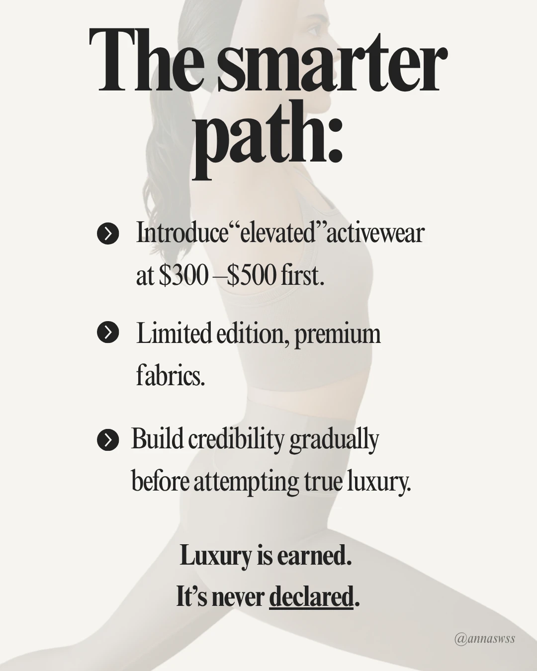 Alo Yoga independent brand analysis — LinkedIn carousel slide 7